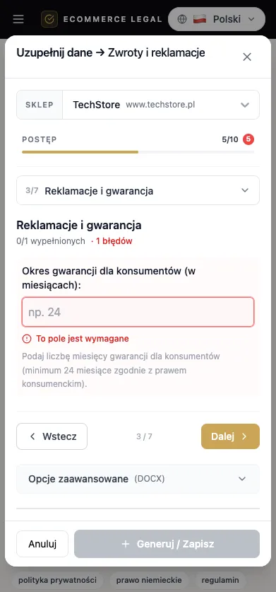 Kreator, który prowadzi Cię za rękę